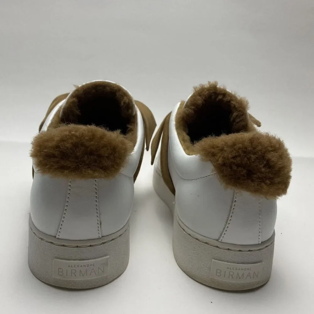 Alexandre Birman Shearling Sneakers Size 38